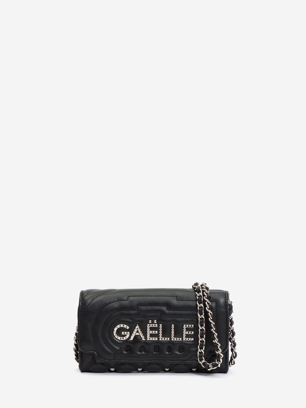 Wallet Logo and Studs Black