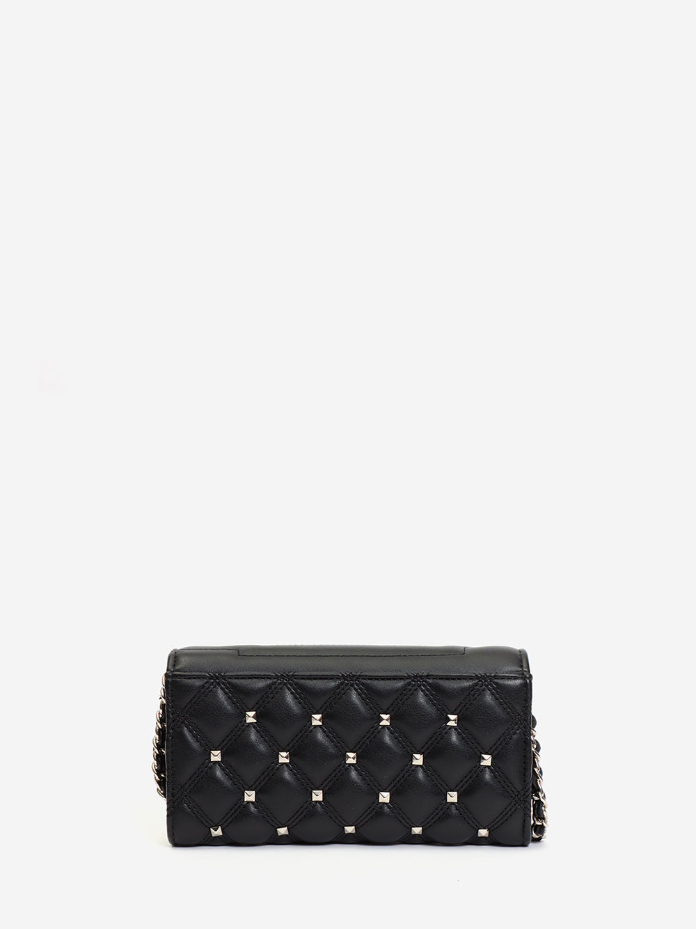Wallet Logo and Studs Black