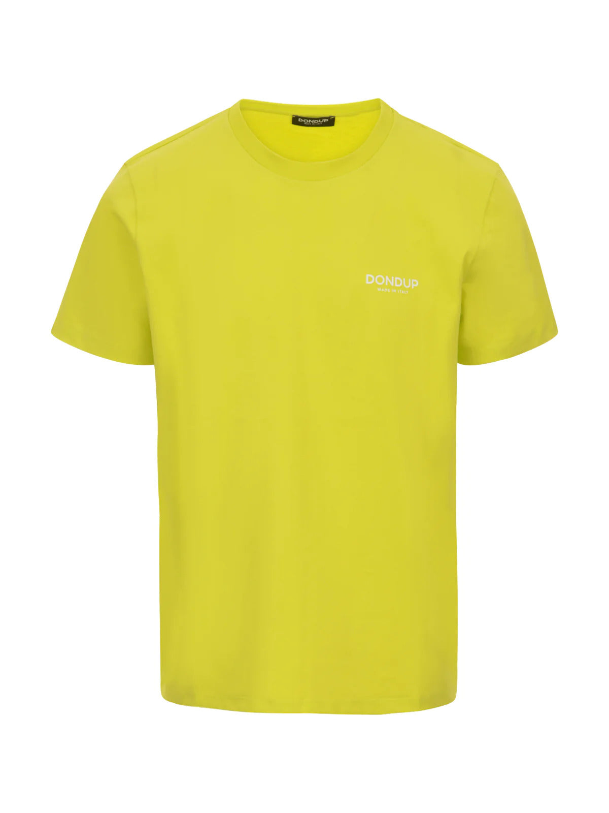 Dondup T-Shirt Uomo Logo Lettering-Giallo