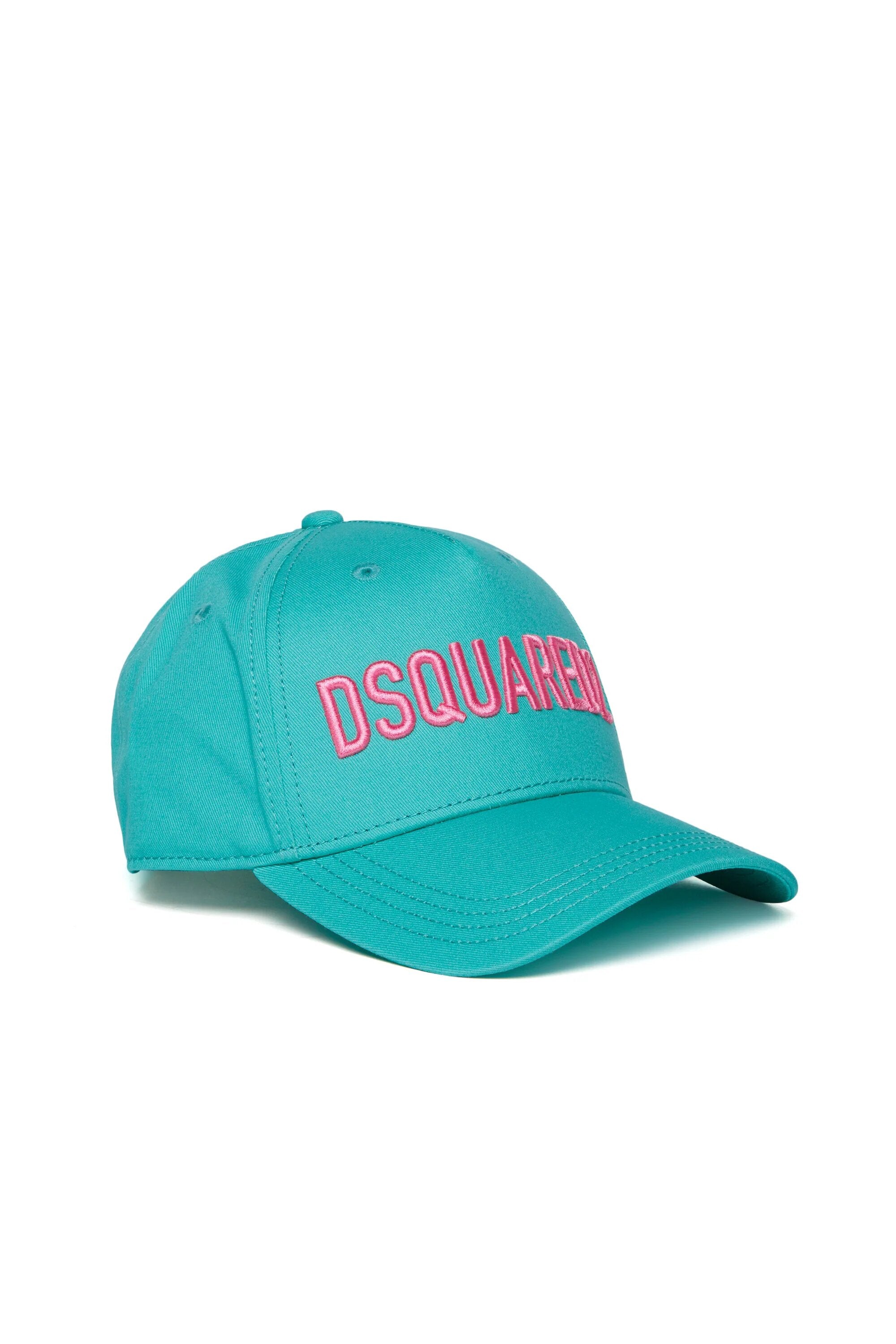 DSQUARED2-Cappello Unisex Bambino Logo-Azzurro