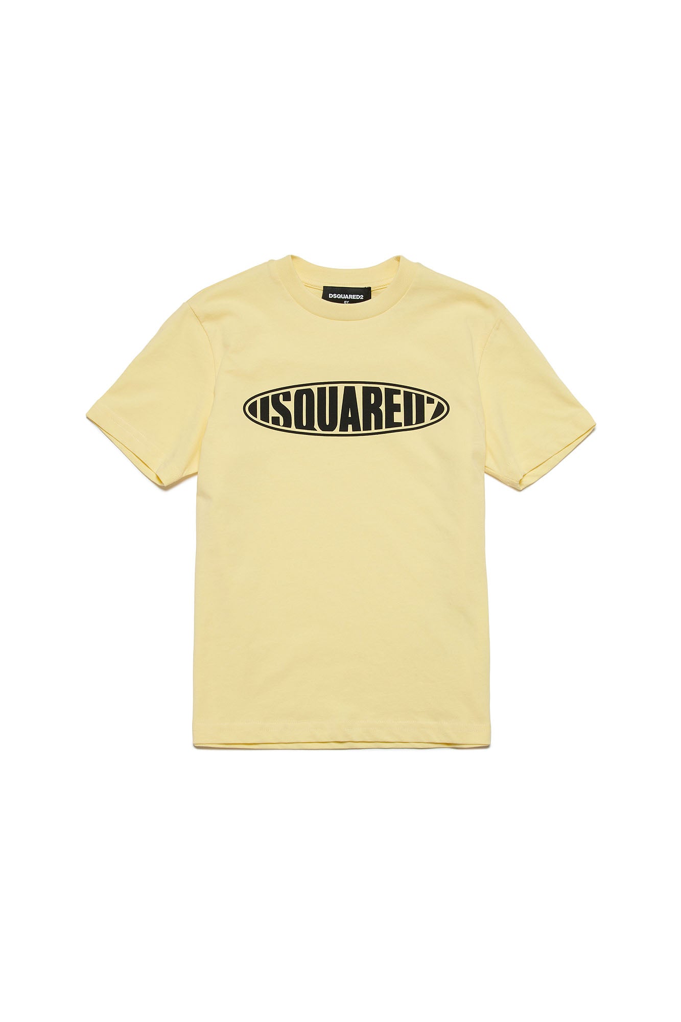 Dsquared2-T-Shirt Unisex Bambino Relax Logo-Crema