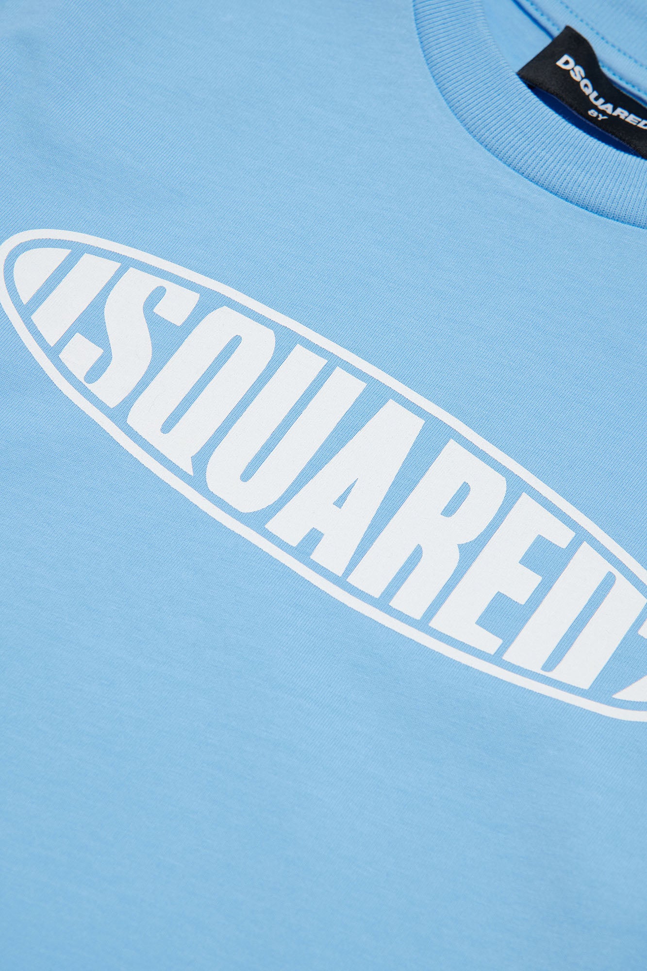 Dsquared2-T-Shirt Unisex Bambino Relax Logo-Azzurro