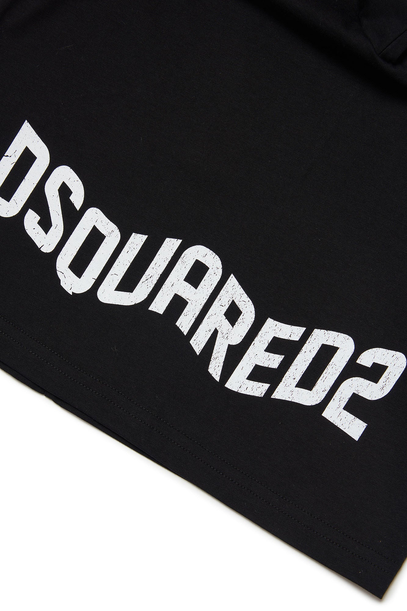 Dsquared2-T-Shirt Unisex Bambino Relax Logo-Nero