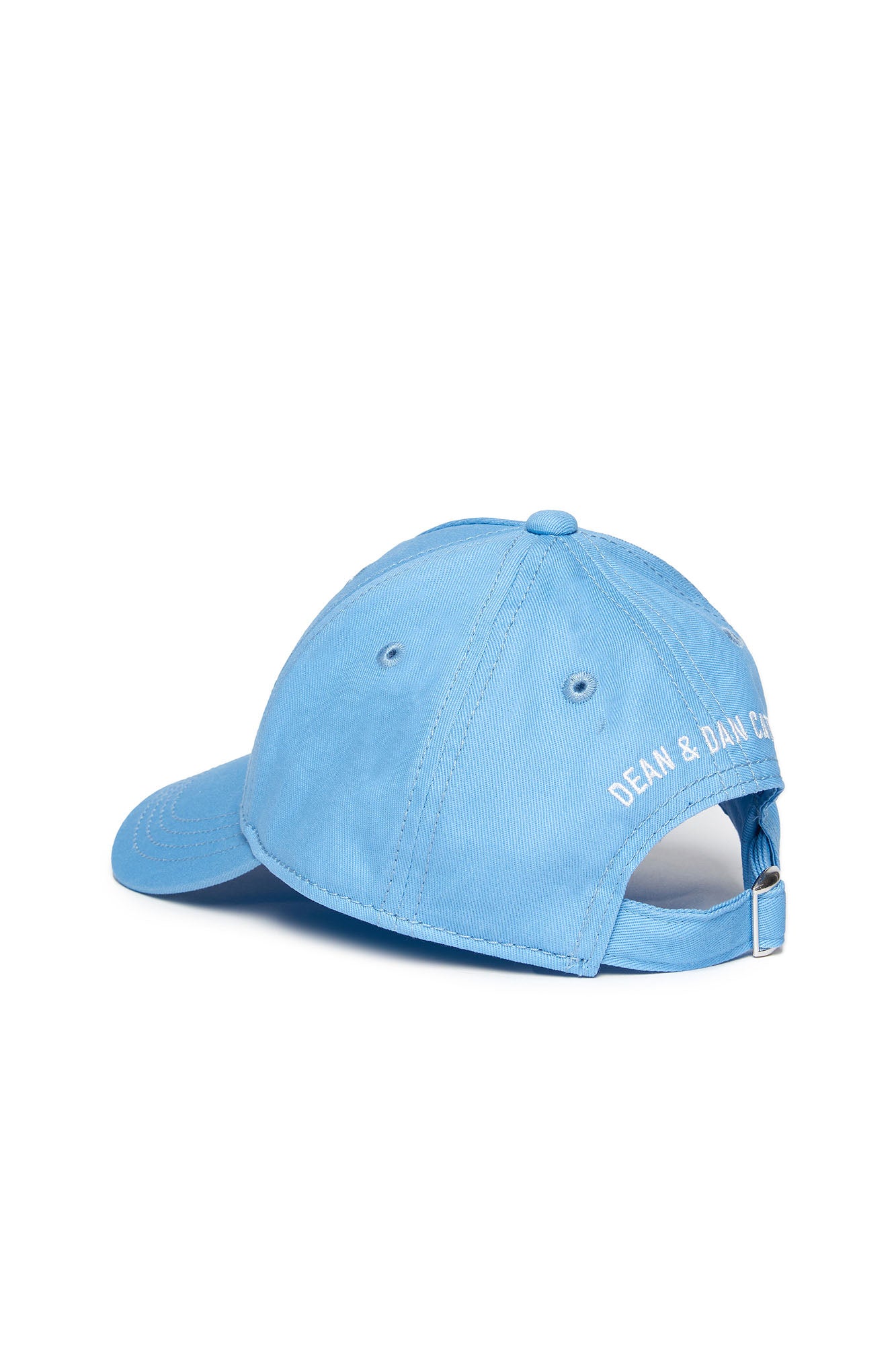 DSQUARED2-Cappello Unisex Bambino Patch Logo-Azzurro