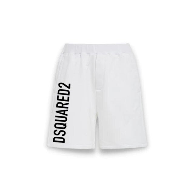 DSQUARED2-Calzoncino Bambino Eco-Bianco