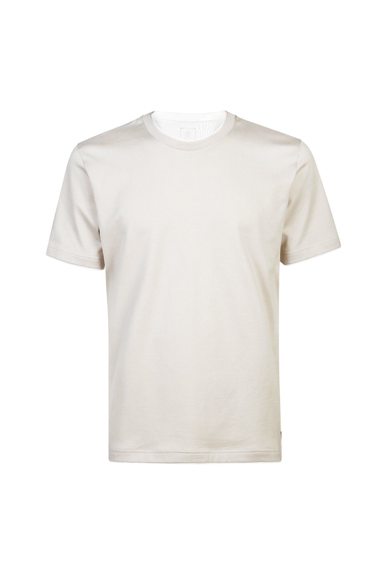 Eleventy T-Shirt Uomo Girocollo-Sabbia