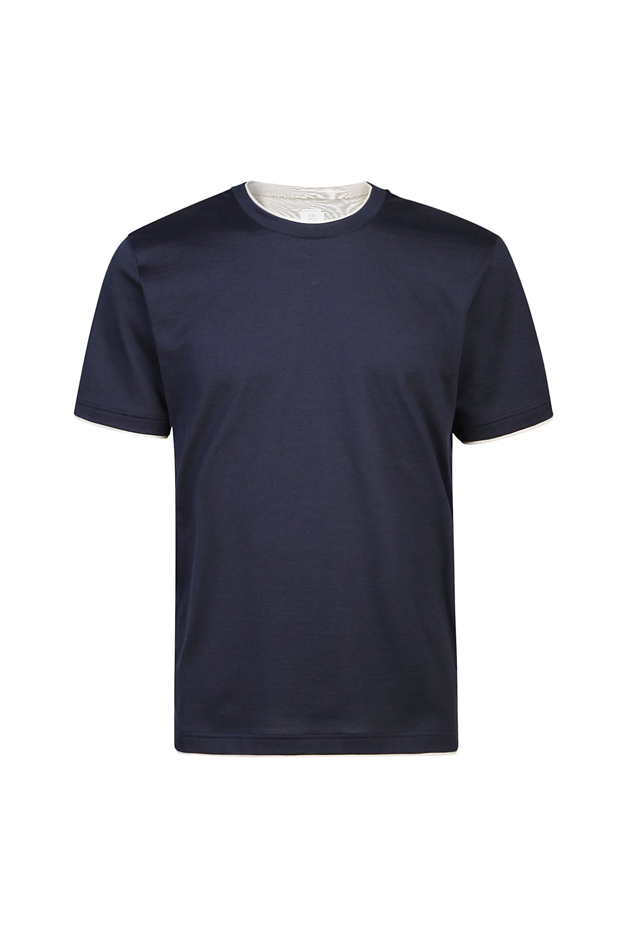 Eleventy T-Shirt Uomo Girocollo-Blu