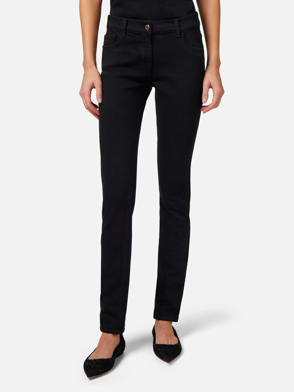 ELISABETTA FRANCHI Jeans Skinny-Nero