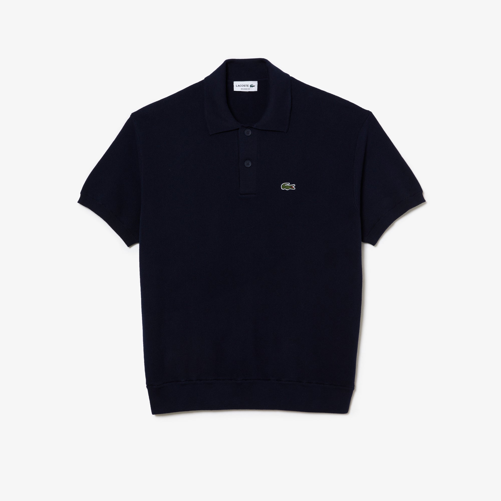 LACOSTE Men's Relaxed Fit Polo Shirt Navy Blue