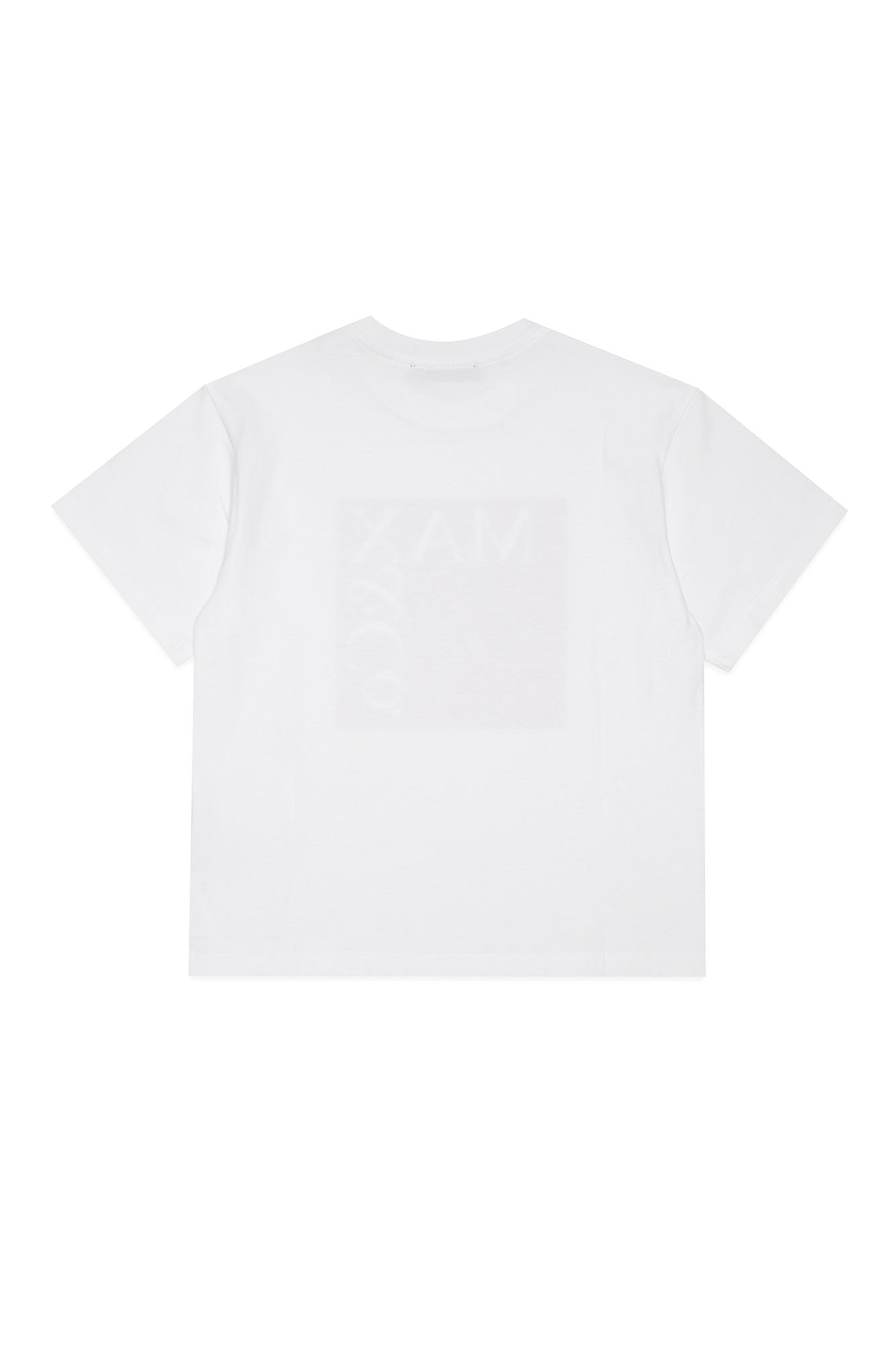 MAX&CO KIDS-T-Shirt Bambina Logo-Bianco Rosa