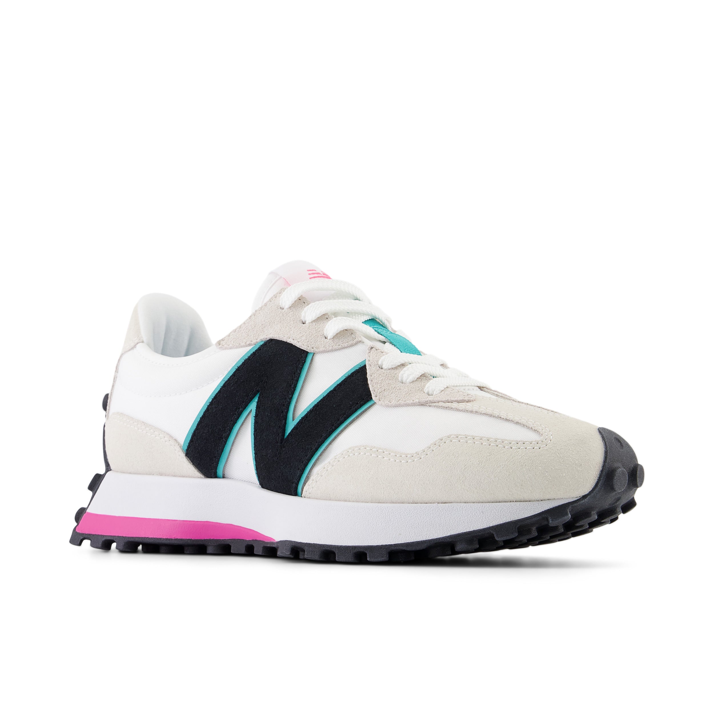 NEW BALANCE-Sneakers Donna 327-White/Sky/Pink