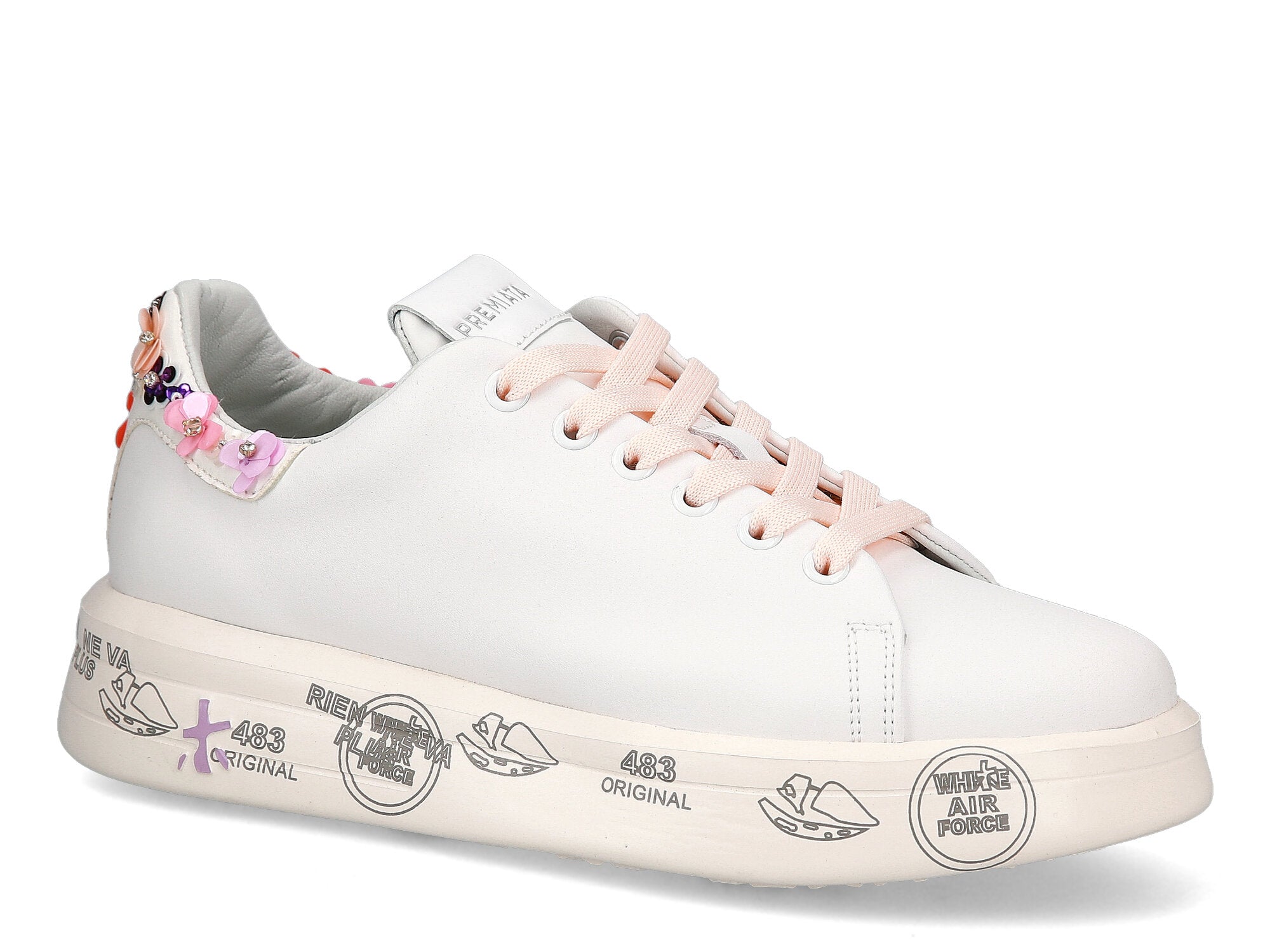 Premiata Sneakers Donna Belle 6909-Bianco