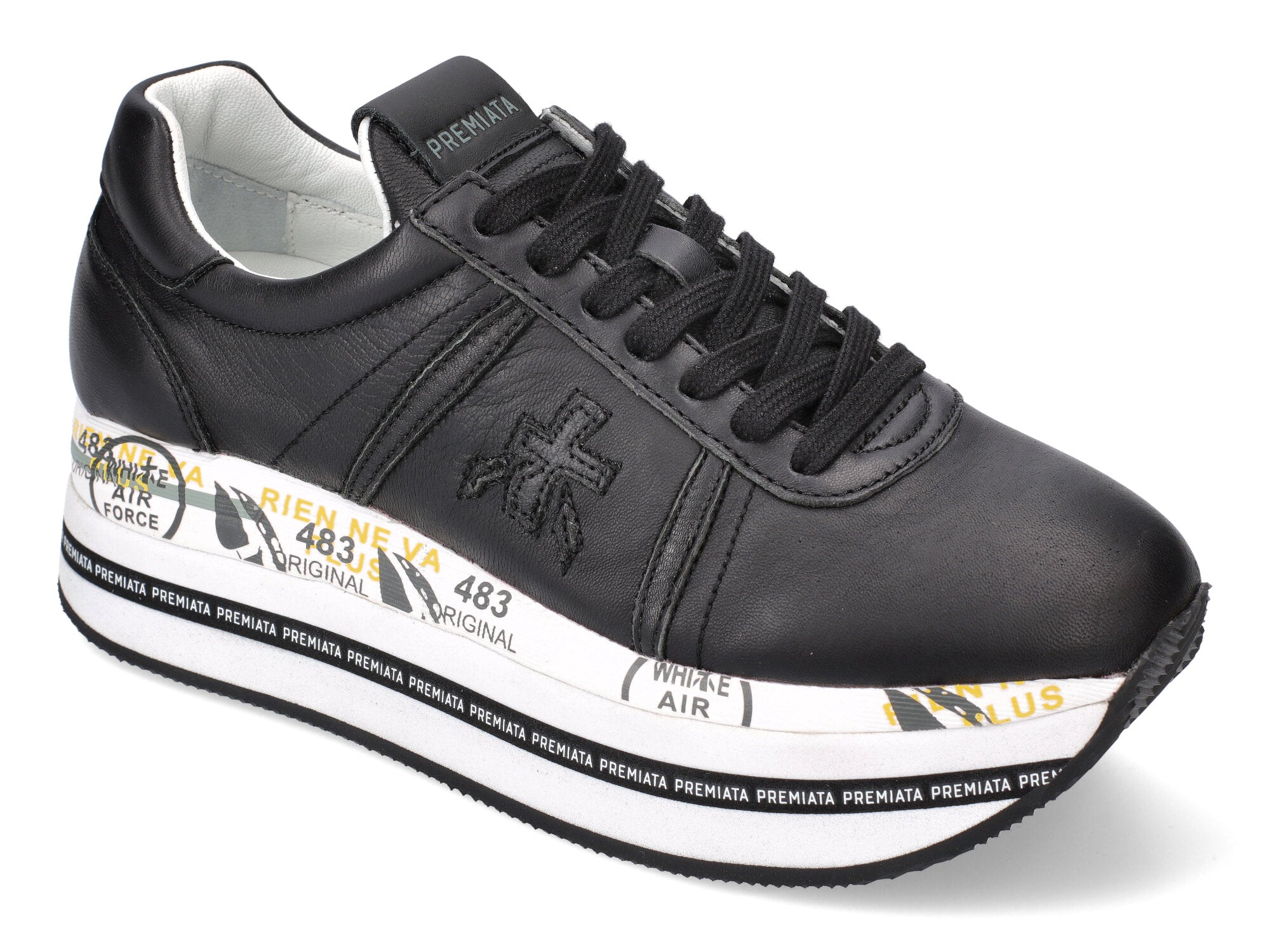 Premiata Sneakers Donna Beth 3873-Nero