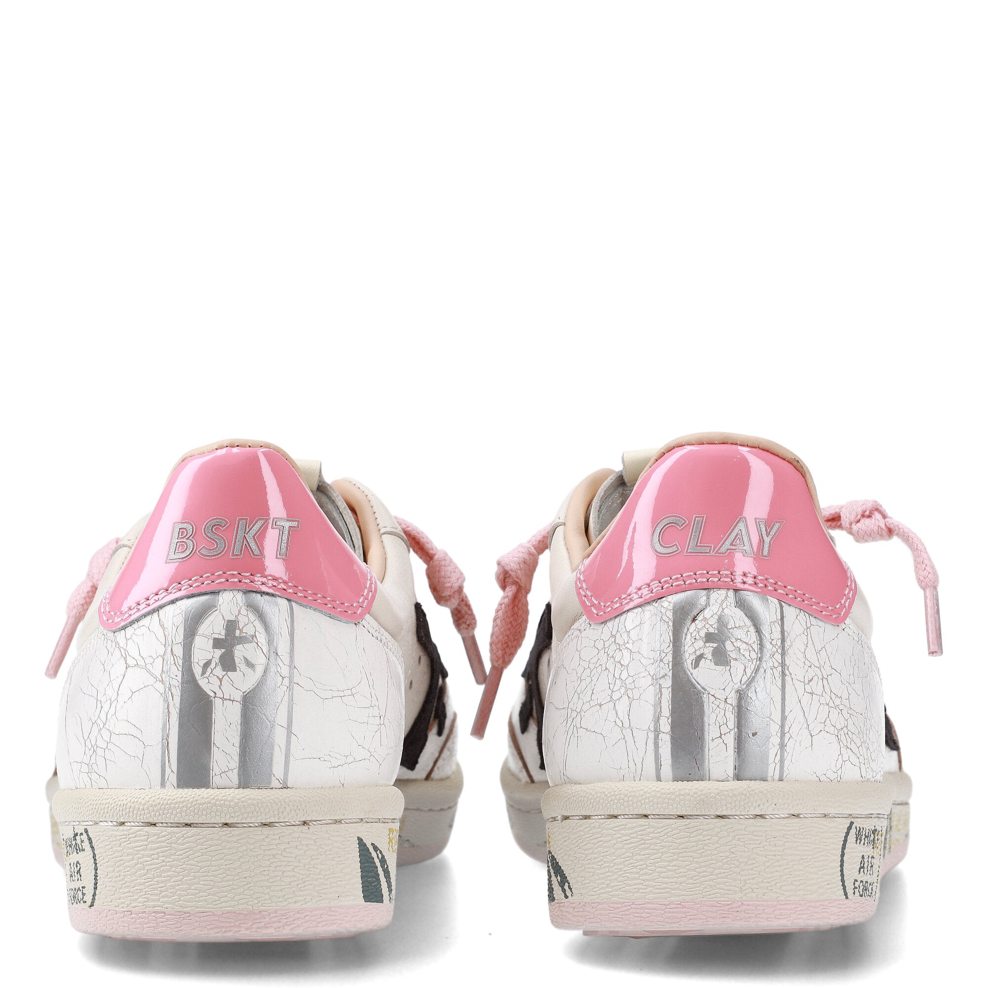 Premiata Sneakers Donna BSKT CLAYD 6783-Bianco Rosa