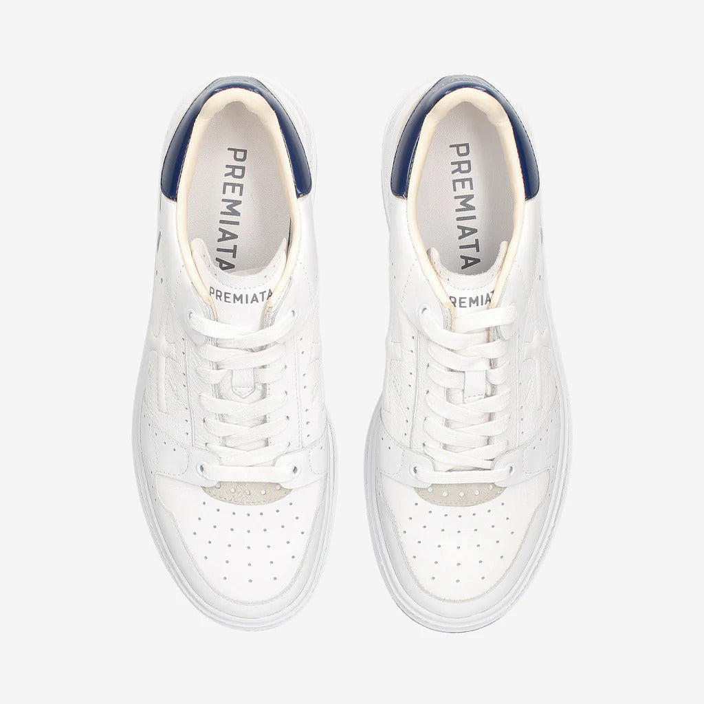 Premiata Sneakers Uomo Quinn 6300-Bianco Blu