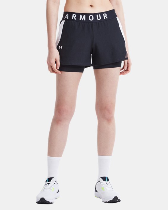 Under Armour Shorts Donna Play Up 2 in 1-Black