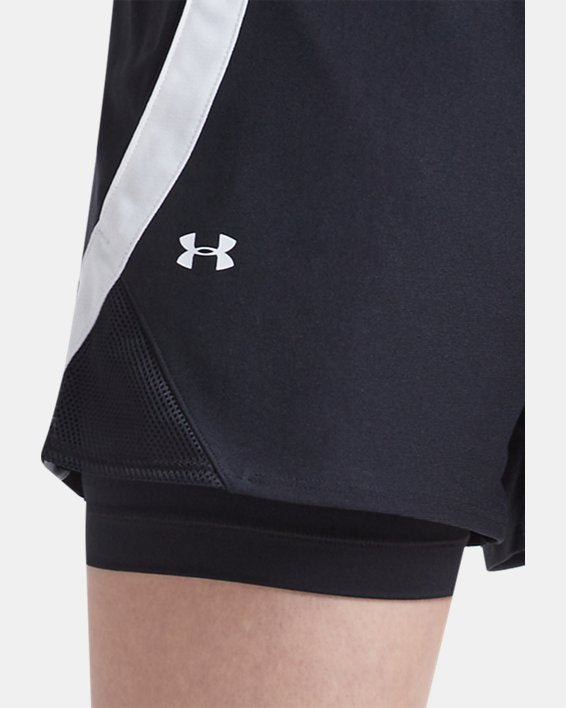 Under Armour Shorts Donna Play Up 2 in 1-Black