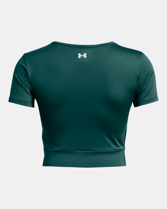 Under Armour Maglia Donna Crop Motion Crossover-Hydro Teal