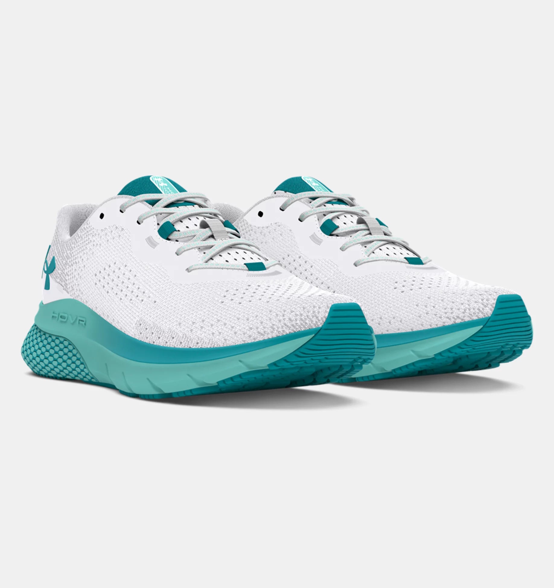 Under Armour Sneakers Donna HOVR Turbulence 2-White Circuit Teal