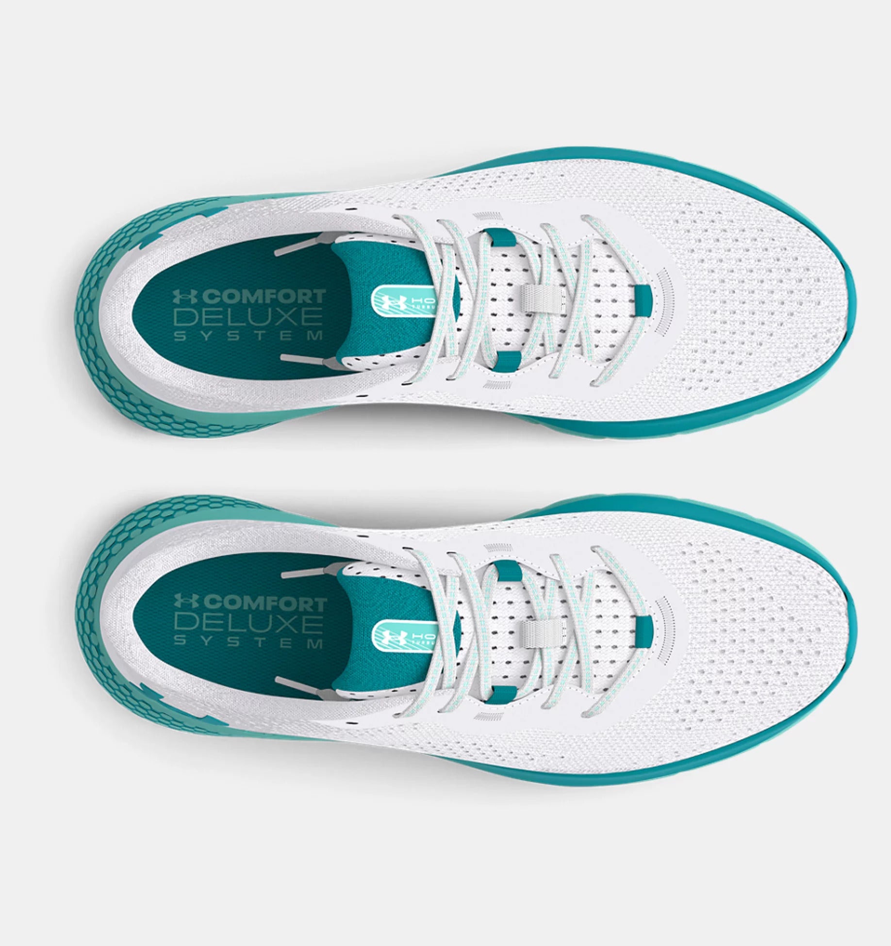 Under Armour Sneakers Donna HOVR Turbulence 2-White Circuit Teal