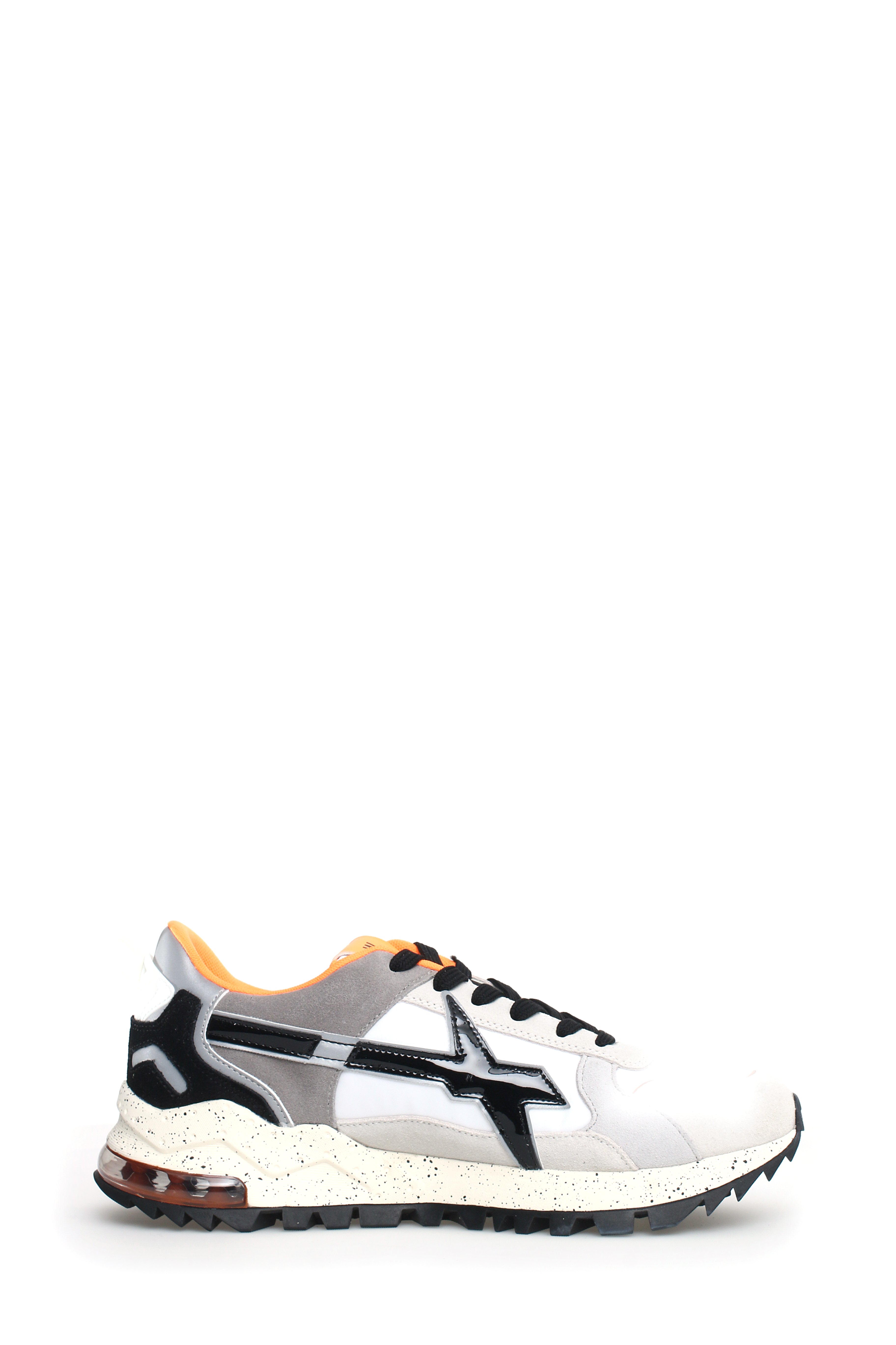 W6YZ-Sneaker Uomo K3 M-White Grey Black